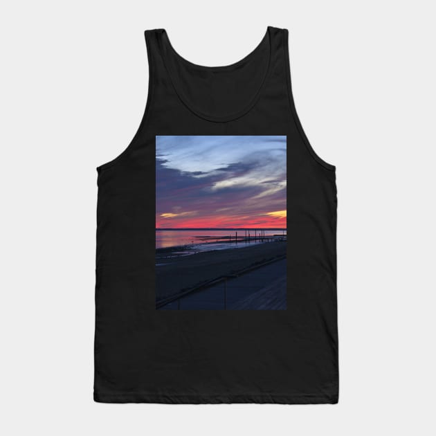 Magic Summer Sunset on the West Coast of Denmark Tank Top by SILVA_CAPITANA